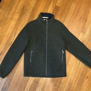 Ibex Men’s Full Zip Wool Jacket, size Small